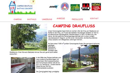 Camping Draufluss Spittal/Drau