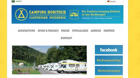 Camping Hobitsch - Camperpark Nockberge Gnesau