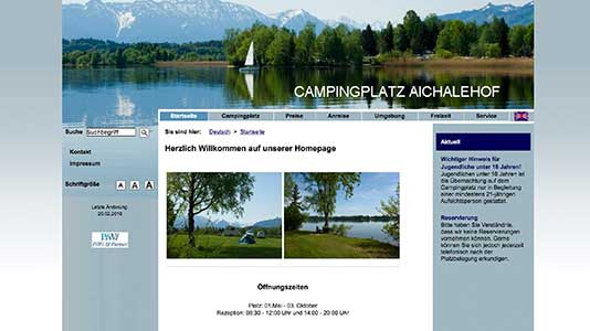 Campingplatz Aichelehof  Uffing am Staffelsee