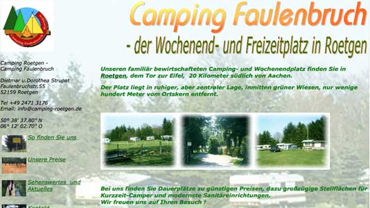 Camping Roetgen - Faulenbruch  Roetgen