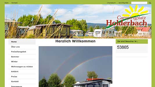 Campingplatz Holderbach Mehlmeisel