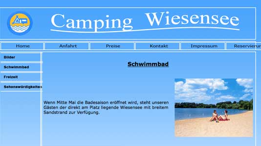 Camping Wiesensee  Hemsbach