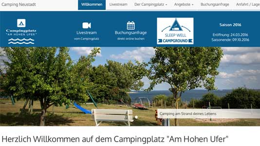 Campingplatz "Am Hohen Ufer" Neustadt