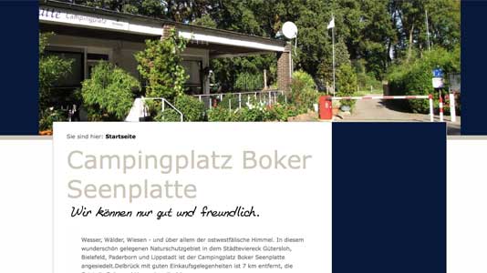 Campingplatz Boker Seenplatte Delbrück