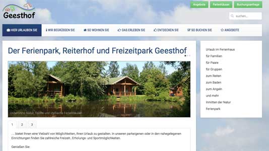 Camping im Ferienpark Geesthof in Hechthausen  Hechthausen