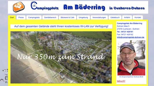Campingplatz Am Bäderring Cuxhaven - Duhnen