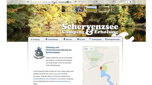 Campingplatz Am Schervenzsee Siehdichum OT Schernsdorf