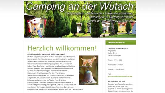 Camping an der Wutach Stühlingen