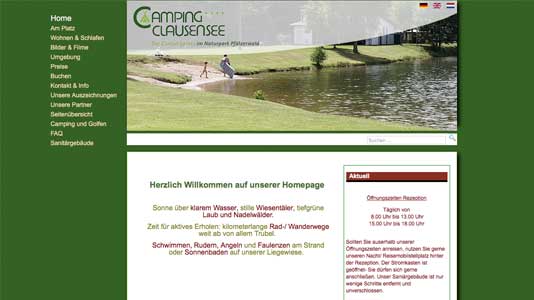 Camping Clausensee Waldfischbach-Burgalben