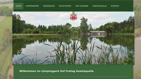 Campingpark Hof Freitag-Geestequelle Hipstedt