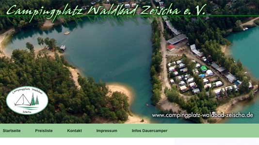 Campingplatz Waldbad Zeischa Zeischa