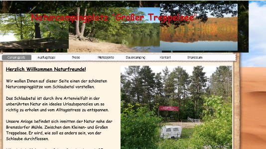 Naturcampingplatz Großer Treppelsee Bremsdorf/Schlaubetal