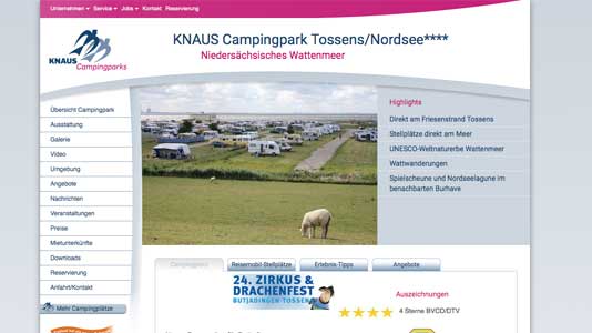 KNAUS Campingpark Tossens Tossens