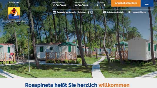 Camping Rosapineta  Rosolina Mare