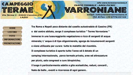 Camping Terme Varroniane Cassino
