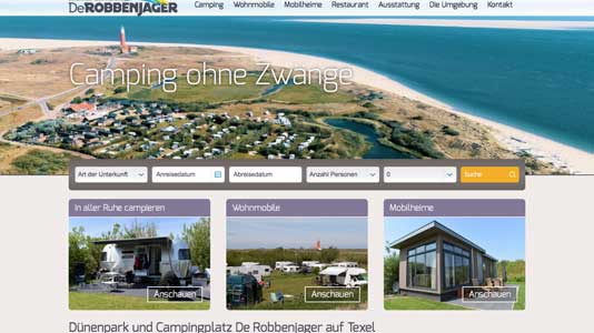 Duinpark & Camping De Robbenjager  De Cocksdorp, Texel