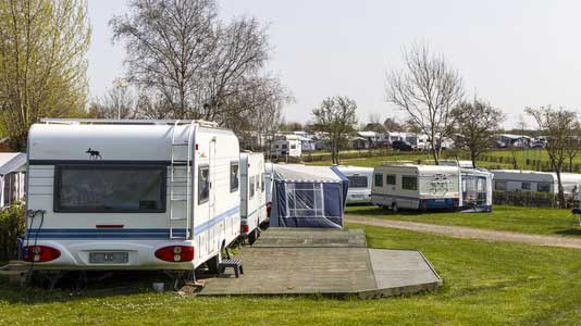 Brandenburgs Campingplätze rechnen mit Rekordwert